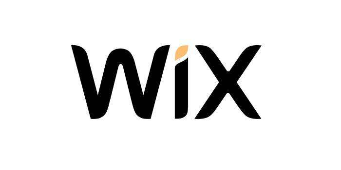 Wix logotyp med ordet wix i feta, svarta gemener med en gul punktaccent över i, på en vit bakgrund - perfekt för digital rådgivning eller varumärken som söker ett alternativ till WordPress-stöd. winwinweb