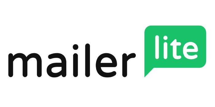 MailerLite logotyp med ordet mailer i svarta gemener och lite i vitt inuti en grön pratbubbla, perfekt för dig som söker hjälp med hemsida eller WordPress support. winwinweb